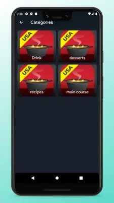 American Recipes - Food App android App screenshot 1